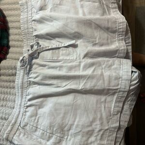 LOFT Soft Gray Elastic Shorts